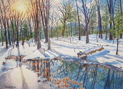 Tims pond winter Commission