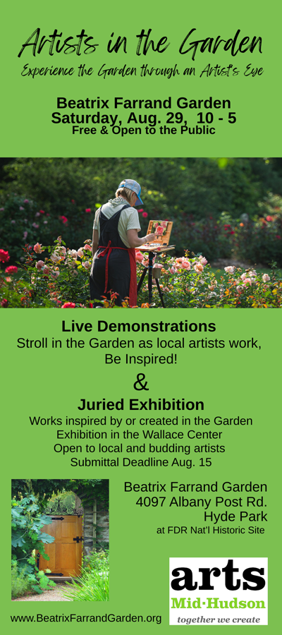Artists in the garden lier